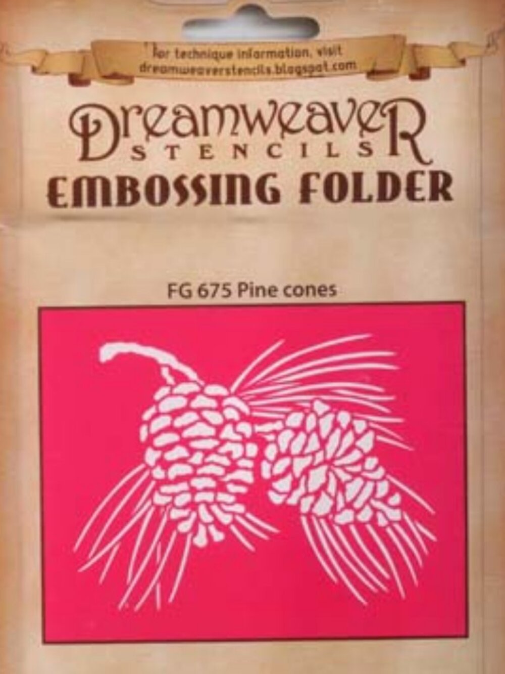 Pine Cones Embossing Folder - New!